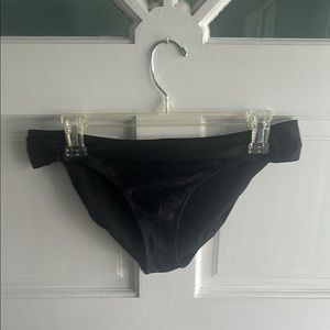 Classic Black Low-Rise Bikini Bottoms